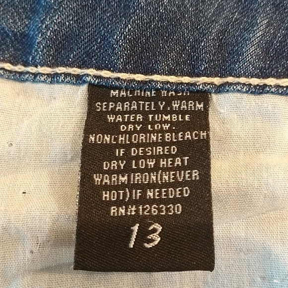 NWOT Thrill Destroyed Jeans Size 13 - Picture 7 of 9